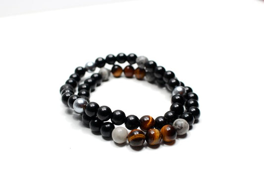 "Sediment Stone" - Jewelry Bracelet, Stylish Bracelet, Healing Gemstone,For Gift, Handmade Men Women Bracelet