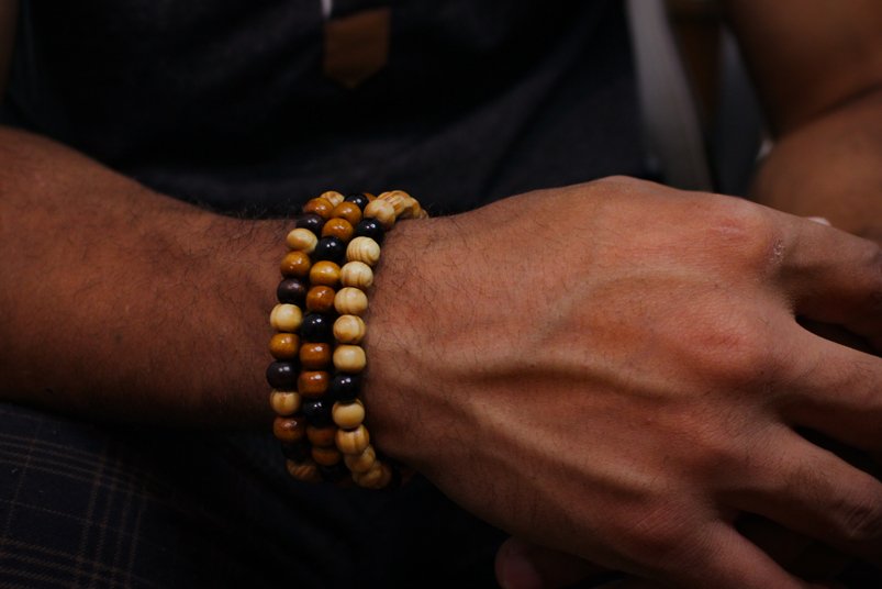 "The Woodlands" Wood Jewelry Bracelet, Handmade Men Women Bracelet