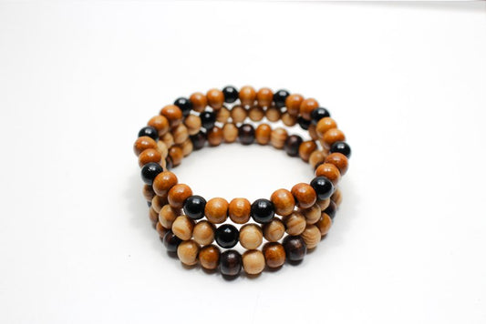 "The Woodlands"  Wood Jewelry Bracelet, Handmade Men Women Bracelet