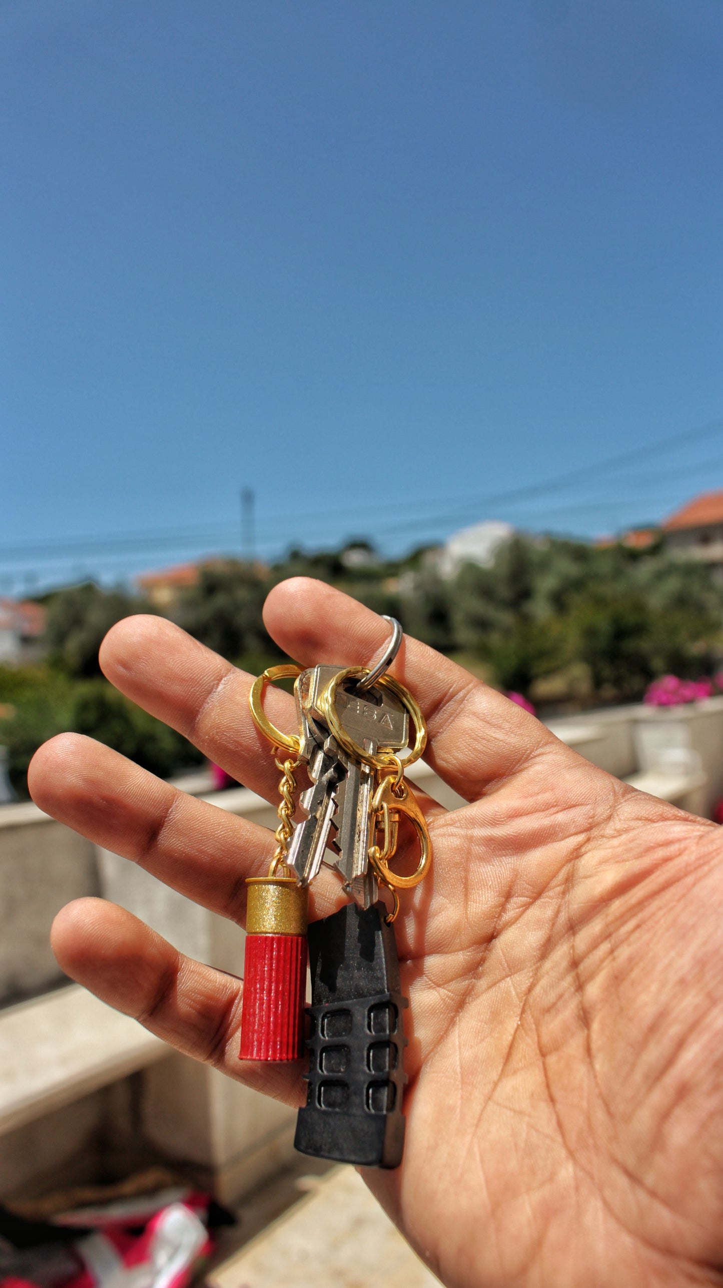 Set of Two - Shotgun Shell Mini Keychain , 3D Printed Keychain